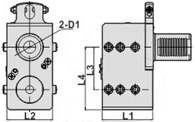 Держатель расточных резцов E2-30-2x25-35