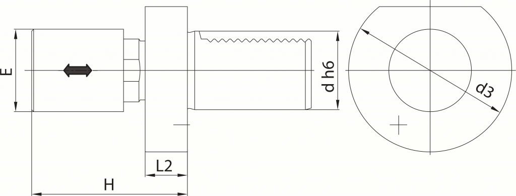 Упор FERMOBARRA REG.AMMORTIZ MW-3056-AM