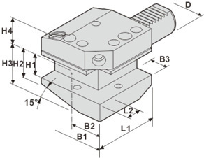 Резцедержатель CB1-30x20