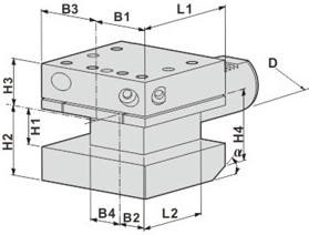 Резцедержатель D1-30x20
