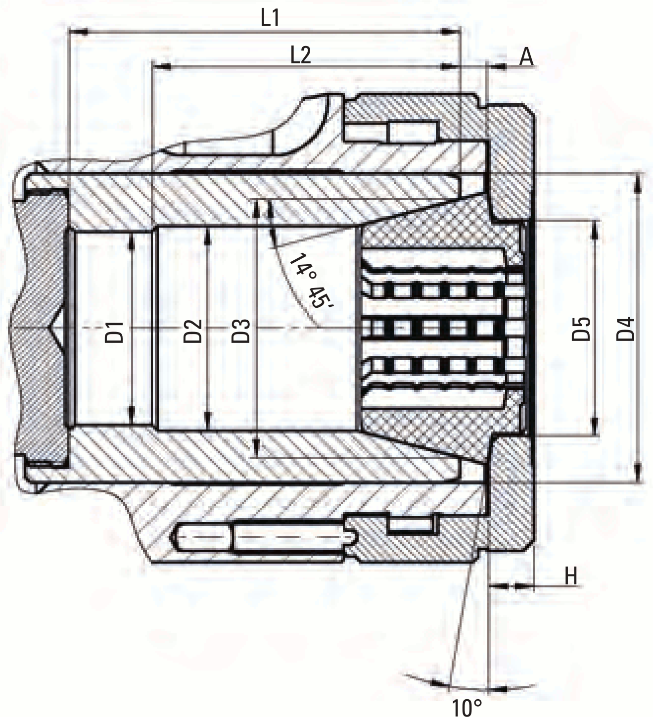 Цанга ERF 5234