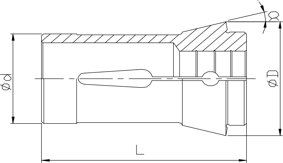 Цанга E173R04500