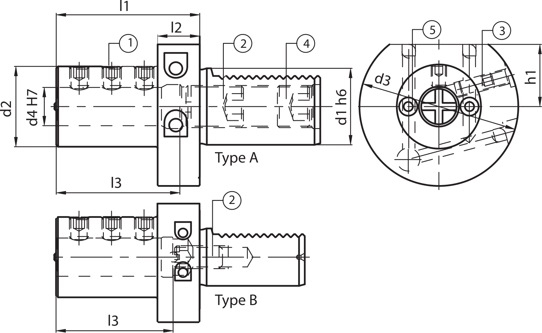 Держатель расточных резцов  FORMA E2-60X50