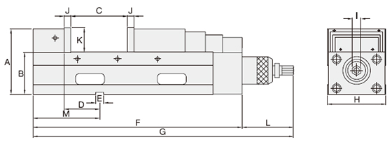Тиски HPAС-160L