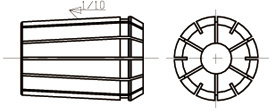 Комплект цанг OZ25(7PCS/SET)