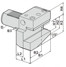 Резцедержатель B2-60x32