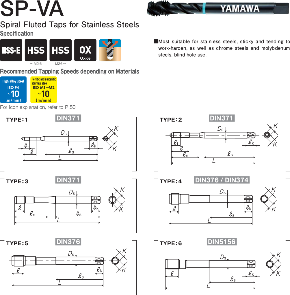 Метчик SP-VA  374  ISO2  MF18X1.5