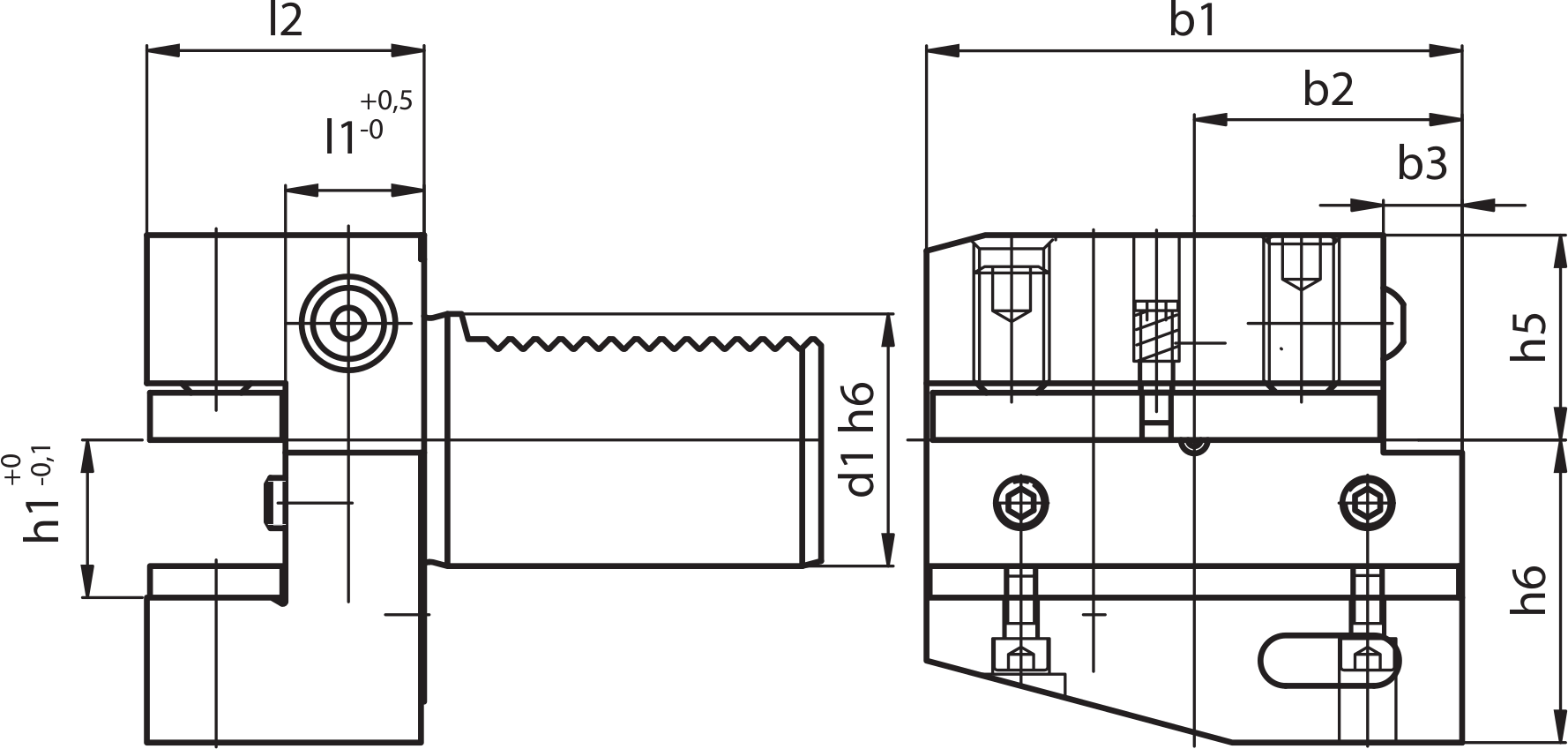 Резцедержатель PORT.COMBINATO FORMA D1-60X32