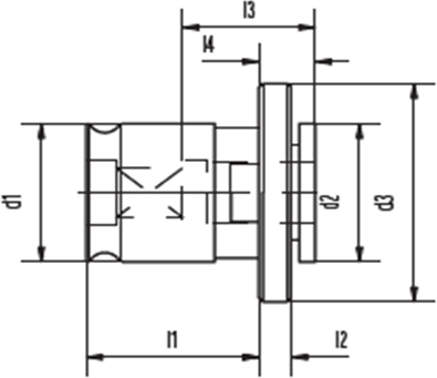 Вставка для метчиков BUSSOLA PORTA/M/S/F 4X3,0 GR.1