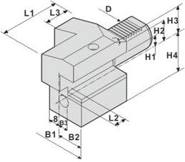Резцедержатель C3-30x20