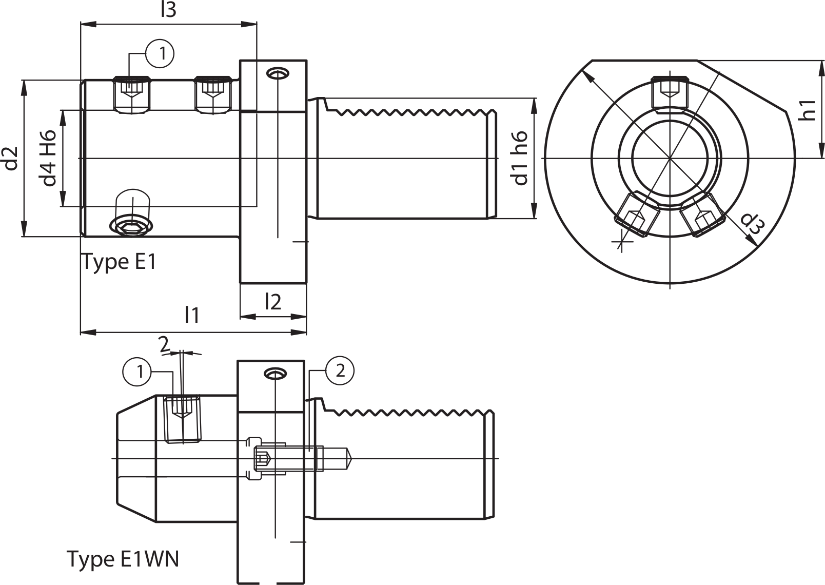 Держатель сверл PORTABARENO FORMA E1-25X20
