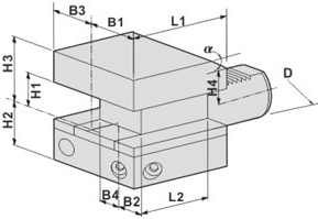 Резцедержатель D2-30x20