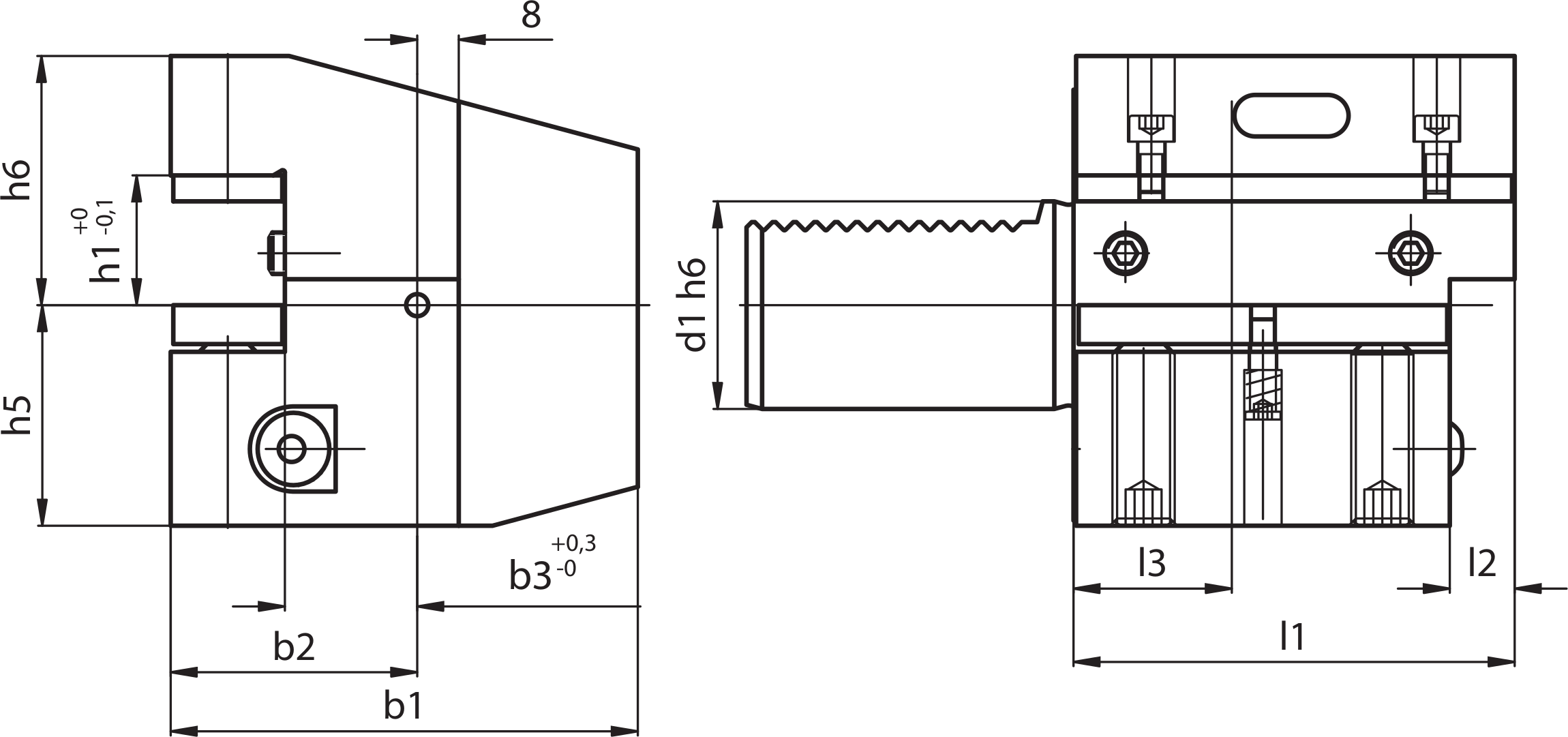 Резцедержатель ASSIALE FORMA C4-20X16X50