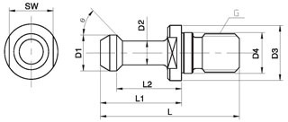 Штревель BT30-45deg