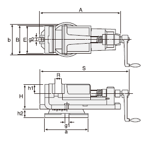 Тиски HKV-150