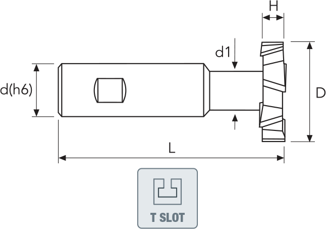 Фреза WTM MM32    T SLOT HSS/ CO OSAWA