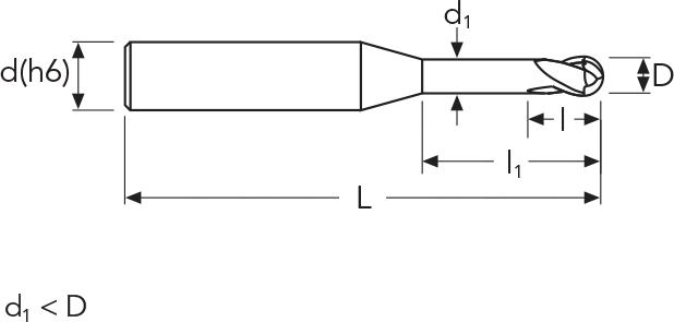 Фреза MEXCRB2 MM 4X4X20 2FB ENDLESS HP OSW