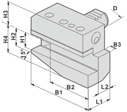 Резцедержатель B5-60x32