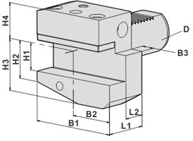Резцедержатель B1-60x32