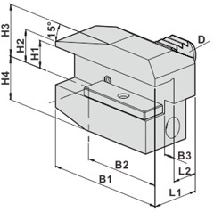 Резцедержатель B7-20x16